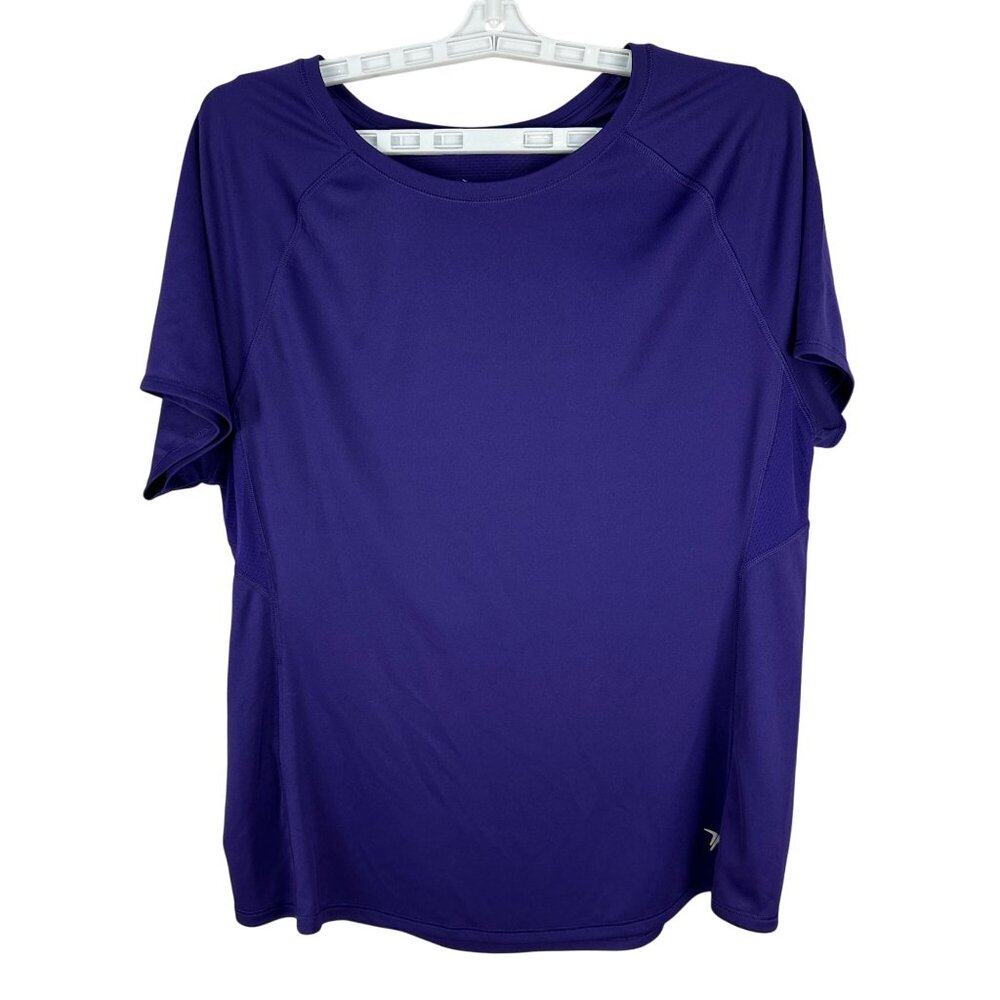 Old Navy Active Womens Short Sleeve Performance T-Shirt Retro Violet Size L